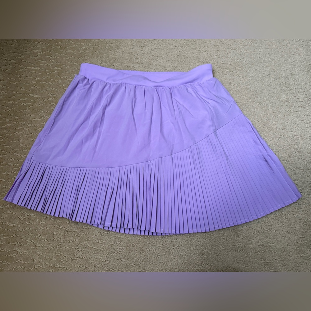 SPANX Purple Skort with Pleats Size Medium